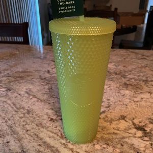 Starbucks ⭐️ Halloween Glow in the Dark Lemongrass Bling Cold Cup